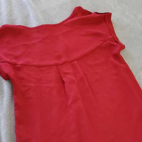 Burgundy tshirt blouse - Picture 4 of 4